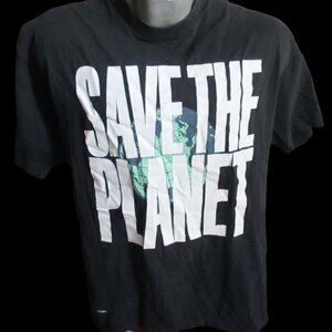 Vintage XL T-shirt Single Stitch Hard Rock Cafe Las Vegas Save The Planet USA